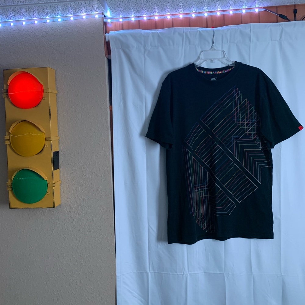 Nike Sportwear Black Pattern t shirt